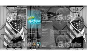 Evan Peters тема для контакта