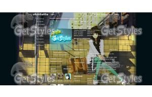 Anime girl тема для контакта