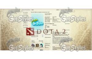 DOTA 2 VALVE тема для контакта
