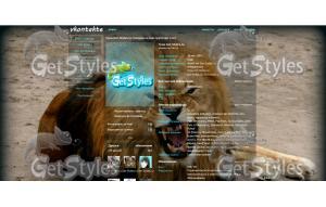 Lion By Vovan19992807 тема для контакта