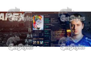 Apex Envyus CS GO Paris тема для контакта