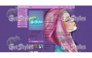 Glamur Bubllegumm тема для контакта