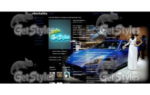 Mazerati тема для контакта