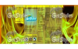 Огонь тема для контакта