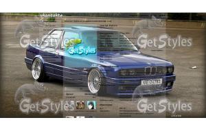 BMW E30 love BMW тема для контакта