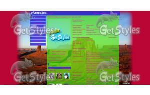 Desert тема для контакта