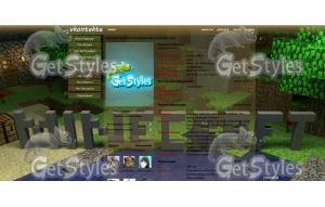 Minecraft тема для контакта