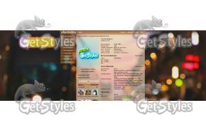 Ночной город тема для контакта