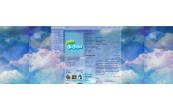 cute pale blue clouds мил