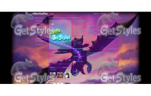 Night_Fury тема для контакта