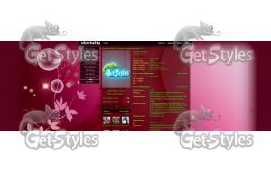 Веточныйузор тема для контакта