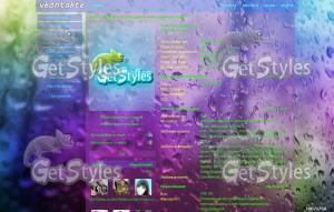 Drops тема для контакта