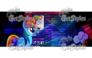 Rainbow Dash MLP тема для контакта