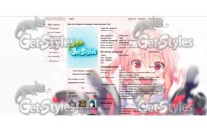 Anime Chan тема для контакта