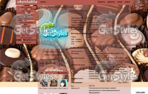 chokolat тема для контакта