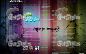 Age is a Beauty тема для контакта