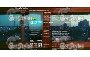 ウィンドウ。 тема для контакта