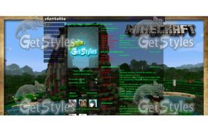 Minecraft by ₲ṝẽᵯ тема для контакта
