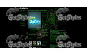 CyberGothic тема для контакта