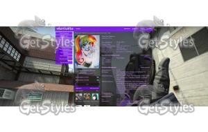 CS GO Karambit Nuke тема для контакта