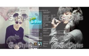 GDragon419 тема для контакта