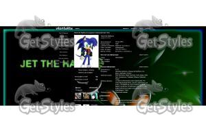Jet The Hawk Dark Light тема для контакта