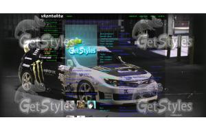 subaru impreza WRX STI K тема для контакта