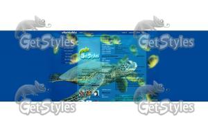 Green Sea Turtle тема для контакта