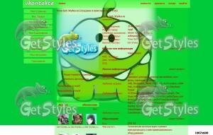Cut the Rope  тема для контакта