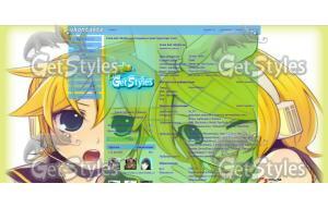 Rin and Len тема для контакта