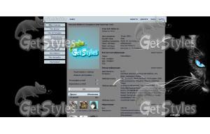 Кошка тема для контакта