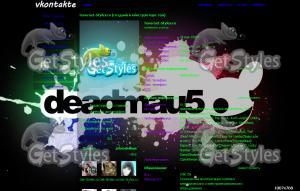deadmau5 тема для контакта
