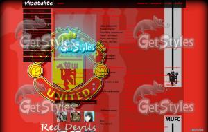manchester_united тема для контакта