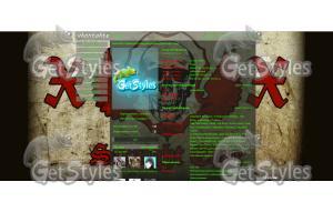 Straight Edge тема для контакта