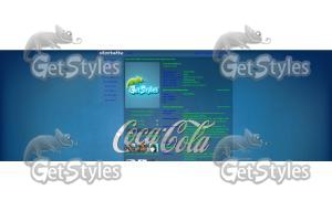 bluecocacola1920x1080wall тема для контакта