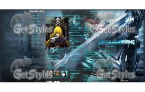 Raiden Lightning Bold The тема для контакта