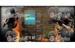 Сall of duty тема для контакта