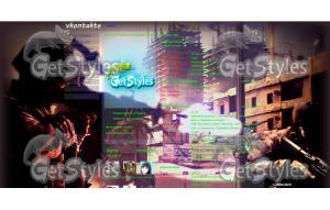 cod4 by kiba тема для контакта