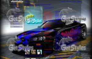 Nissan Skyline GTRR34 тема для контакта
