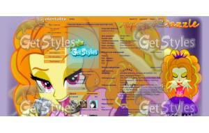 Adagio Dazzle тема для контакта