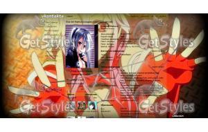 GUILTY CROWN тема для контакта