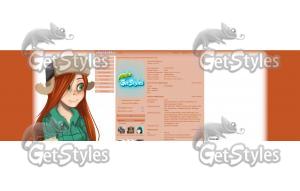 Gravity Falls WENDY LOVE тема для контакта