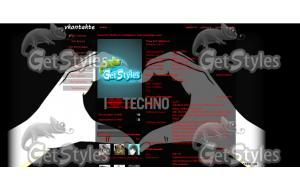 i LOVE TECHNO тема для контакта