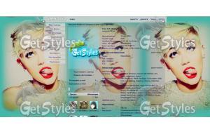 майли Сайрус тема для контакта