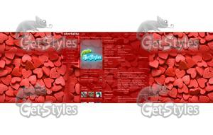 сердечки тема для контакта