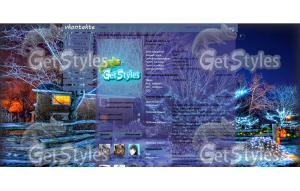 Зимний вечер тема для контакта