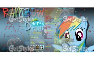 Rainbow тема для контакта