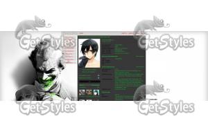 The Joker Batman Arkham C тема для контакта