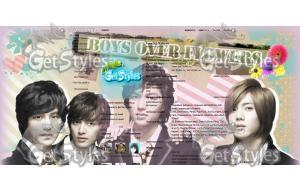 BoysOverFlowers тема для контакта