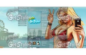 Grand Theft Auto V тема для контакта